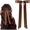 CATZUM Fermaglio Magnetico per Capelli con Fascia Rimovibile, Design Piatto, Adatto per Acconciature Semi-Raccolte e Code di Cavallo, Accessorio per Capelli per Donne e Ragazze (Marrone Caffè)