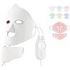 LIARTY Maschera facciale con luce LED, 7 colori PDT, maschera facciale per la rigenerazione della pelle, dispositivo Skincare Spa per tutti i tipi di pelle (silicone)
