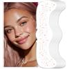 SHOFUL 10 pezzi glitter lentiggini, oro temporaneo, glitter per il viso, per donne e ragazze, concerti, accessori per festival e rave (oro rosa)