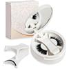DTDULL Ciglia Finte Magnetiche Professionali con Applicatore, Ciglia Magnetiche per Trucco Intenso, Kit Ciglia Riutilizzabili Senza Colla, Effetto Volumizzante 3D, Confezione Integrata CT10-1