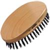 Kent Finest Men' s Range Military Style ovale in legno di faggio naturale, spazzola, nero