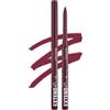 Wowstic Eyeliner, matita per eyeliner, impermeabile, colore rosso vinaccia, durevole e resistente alle sbavature, matita per il trucco degli occhi