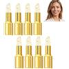 VKaoess Rossetto cambia colore in lamina d'oro - Rossetto adattabile alla pelle con lamina d'oro - Bocca dorato cristallino, balsamo per labbra che cambia colore che regola il pH con lucente (8 pezzi)