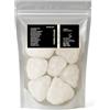 Natureluxy Pietra d'allume naturale grezza, 80 g, cristallo bianco