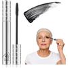 CATZUM 2 Pezzi Mascara Waterproof per Donne Mature - Ideale per Ciglia Sottili e Invecchiate, Aggiunge Volume e Lunghezza, Delicato su Occhi Sensibili (Nero)