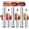 Gireatick Peel-Off Lip Liner Stain, 3 pezzi esfolianti con finitura opaca, impermeabile, colore altamente pigmentato (marrone chiaro/marrone scuro/bordeaux)