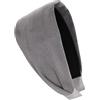 axy Cerchietto largo per capelli con flanella leggera, splendida fascia per capelli da donna, HR10A (grigio, extra larga)