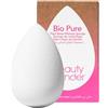 Beautyblender - Spugna per trucco, schiuma BioPlush con 60% base vegetale, super morbida per fondotinta, polveri e creme, riutilizzabile e lavabile, finitura senza striature, colore: bianco (Bio Pure)