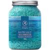 AROMATIKA Sali da Bagno Brezza Marina 1300g - con Olio Essenziale di Arancia - Estratti di Ginseng & Alghe - per un Buon Sonno - AntiStress - Bellezza - Cura del Corpo - Benessere