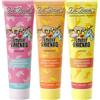 Dr. Bauer's Lovely Friends - Dentifricio per bambini, edizione preferita, 3 | Unicorno, fenicottero e giungla, 90 ml ciascuno, con xilitolo e fluoruro da 1000 ppm, con piastrine glitterate