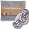 Natissy Salvaslip Riutilizzabili in Cotone Biologico per Donna, 7 pz (Taglia M)