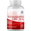 Altheris Astaxantina Pura Alto Dosaggio 18mg 270 Capsule - 9 Mesi di Scorta - Integratore Ricco di Carotenoidi Naturali da Alga Haematococcus Pluvialis