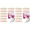 Bukihome 4 paia di cuscinetti per talloni, morbidi e confortevoli | Antiscivolo, vesciche, attrito, comodi cuscinetti per tallone per uomo e donna per scarpe troppo grandi (beige)