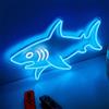 NELUX Scritta LED Squalo, Insegna Luminosa LED, Luci Scritte Neon