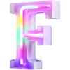 Nordstylee Luci a LED illuminate, lettere al neon per parete, per festa di compleanno, Natale, decorazione di nozze, lettere colorate (F)