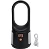 Septpenta Ventilatore da Tavolo USB Senza Pale, Ventilatore da Ufficio Silenzioso Compatto a 6 velocità, Ventola di Raffreddamento Personale con Display di Alimentazione per Camera (Nero)