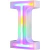 Nordstylee Luci a LED illuminate, lettere al neon per parete, per festa di compleanno, Natale, decorazione di nozze, lettere colorate (I)