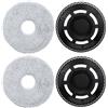 Jegehoyo Supporti Panno con Panni Lavapavimenti per iRobot Roomba Plus 405 Combo/505 Combo/500 Combo/506 Combo/507 Combo, 2 Supporti + 2 Panni, Ricambi per Robot Aspirapolvere Lavapavimenti