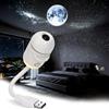 VIMAZ Proiettore di luce notturna Galaxy con 12 pellicole di proiezione, messa a fuoco regolabile 2 in 1 USB Galaxy proiettore proiettore per camera da letto, 360° Plug and Play, proiettore cielo stellato