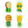 Limarqabel 4 magneti a forma di ananas capovolti a testa in giù, decorazioni per porte di cabina, feste estive, accessori per auto, cabina di carnevale, frigorifero, decorazione