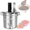 VFMVOYNZ Pentola di cottura automatica da 20L/25L/40L/60L con agitatore, robot da cucina commerciale, agitatore elettrico con doppia paletta e velocità regolabile per preparare marmellate/ripieni(20L)