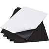 BENECREAT 10 Pezzi Fogli Adesivo Nero Foglio di Schiuma Eva A4 (30x21cm) Spessore 0,2cm Cuttable Pad Adesivo Antiscivolo per Mobili e Artigianato