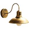 Veeteah Lampada da parete vintage, illuminazione da parete con applique | vintage, da garage per esterni - Lampada da parete per esterno, applique per bar caffetteria ristorante loft antico,