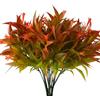 Minnhua 4PCS Piante Artificiali Decorativi Fiori Finti per Decorazioni Piante Artificiali da Interno Arbusti Plastica Esterni Bouquet Fiori Finti Cespugli Artificiali per Casa Vaso Soggiorno Balcone