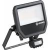 Ledvance Proiettore LED in alluminio nero 41 W 6000lm 100D - 840 bianco freddo | IP65 - Rilevatore di movimento e luce - simmetrico