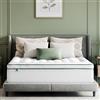 Novilla Topper Materasso Matrimoniale 180x200 - Comfort Premium con Imbottitura Ultra-Soffice, Topper Nuvola Traspirante con Fascia Elastica a 360°, Effetto Piuma, Bianco Luxury