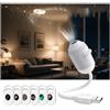 JIABAOZ 2-In-1 Galaxy Star Projector, Lampada USB Starlight Dimmerabile Con Collo D'oca Orientabile A 360° - Ideale Per Decorare Auto E Camere Da Letto (6 Films)