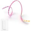Philips Hue Striscia LED Flux, 3 metri, con interruttore dimmer Hue