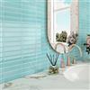 ReWallpaper Piastrelle Adesive Muro 3d Piastrelle Autoadesive Blu per Cucina Mattonelle Adesive Bagno Rettangolari Pannelli Decorativi Paraschizzi Cucina Adesivo Blu 3 Pezzi 30.5x30.5cm