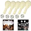 Xrten 25 Palloncini luminosi LED,Palloncini Bianco LED con per Compleanno Matrimonio Festival Natale Party Concerto Decorazione ecc