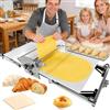 ZXSYYDS Sfogliatrice Elettrica Commerciale, Sfogliatrice Pieghevole, Laminatrice per Croissant, Acciaio Inox Struttura in Acciaio, Controllo Dello Spessore Da 2 a 30 Mm, Per Panetteria, Impasto per Pizza