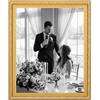 CABBEL Cornice Portafoto LIA 40x50 cm Oro Lucido - Cornice Barocca Vintage Stile Antico - per Foto, Poster, Diplomi & Opere d'Arte - Elegante & Decorativa per Soggiorno, Ufficio, Galleria
