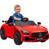 AIYAPLAY Auto Elettrica per Bambini 3-6 Anni Mercedes con Telecomando, Rosso
