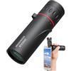 Generic Monocolo 2000x24 per adulti ad alta potenza, telescopio monoculare portatile per birdwatching, caccia, teatro