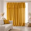 HOME LINGE PASSION Tenda in 100% garza di cotone 180 x max 300 cm (regolabile) zafferano