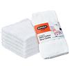Superio Strofinacci bianchi in spugna 100% cotone, 30,5 cm, panni per la pulizia, asciugamani da cucina, per il viso, per spa, asciugamani per le mani, piccoli stracci senza pelucchi per scopi