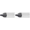 SALVIMAR Speed, Fiocina Unisex - Adulto, Grigio, 14 cm (Confezione da 2)