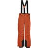 Killtec Ksw 183-Pnts Pantaloni Funzionali da Sci con Pettorina Rimovibile, paraneve e Protezione dei Bordi, Colore: Arancione, 128 Bambino