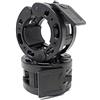 Clout Fitness Olympic - Coppia di Morsetti per bilanciere, a sgancio rapido, per bilanciere da 5,1 cm, Colore: Nero
