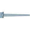 Alberts 309817 Sospensione a croce | con fori per viti svasate | blu zincato | cerniera 348 x 46 mm | cerniera 90 x 40 mm