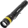 VELAMP Kost Torcia LED 140 Lumen CREE XPE-R3 con Funzione Zoom ed Interruttore Tattico. in Alluminio A-Grade, Super Leggera e Resistente. Impermeabile. 3 W, Nero, 2.8x2.8x15.6 cm