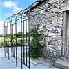 Generic Arco da Giardino in Metallo - Struttura di Supporto per Arco per Piante Rampicanti, Rose e Viti - Facile da Montare per Patio Esterno
