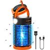 FosPower Bug Zapper da esterno (5 in 1) Zapper antizanzare da 3300 V con Power Bank da 29600mWh, torcia elettrica, luce di lettura, segnale SOS per elementi essenziali da campeggio, cortile