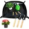 Thirtyseven Tappetino per Piante da Giardino, 150 x 100 cm | Tappetino da trapianto pieghevole, impermeabile, a prova di perdite, per rinvaso e potatura, con 3 attrezzi da giardino