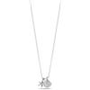 PERIMADE Delicata collana con ciondolo a forma di stella marina con conchiglia, in argento Sterling 925, con ciondolo a forma di oceano e spiaggia, ideale come regalo per feste di compleanno, Argento