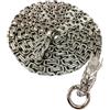 Ounfhtrttk Bracciale Keel in Acciaio Inossidabile Acciaio Titanio Catena per Auto-Difesa A Spine di Drago Collana Catena in Vita